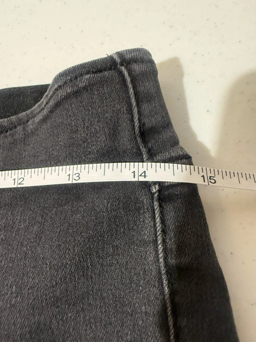 Free People FP Pull On Flare Jeans Washed Black Stretch High Rise Size 27 Boho